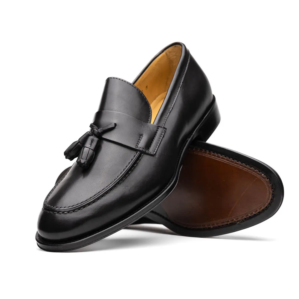 15-202-BLK COMO Italian Calfskin Black