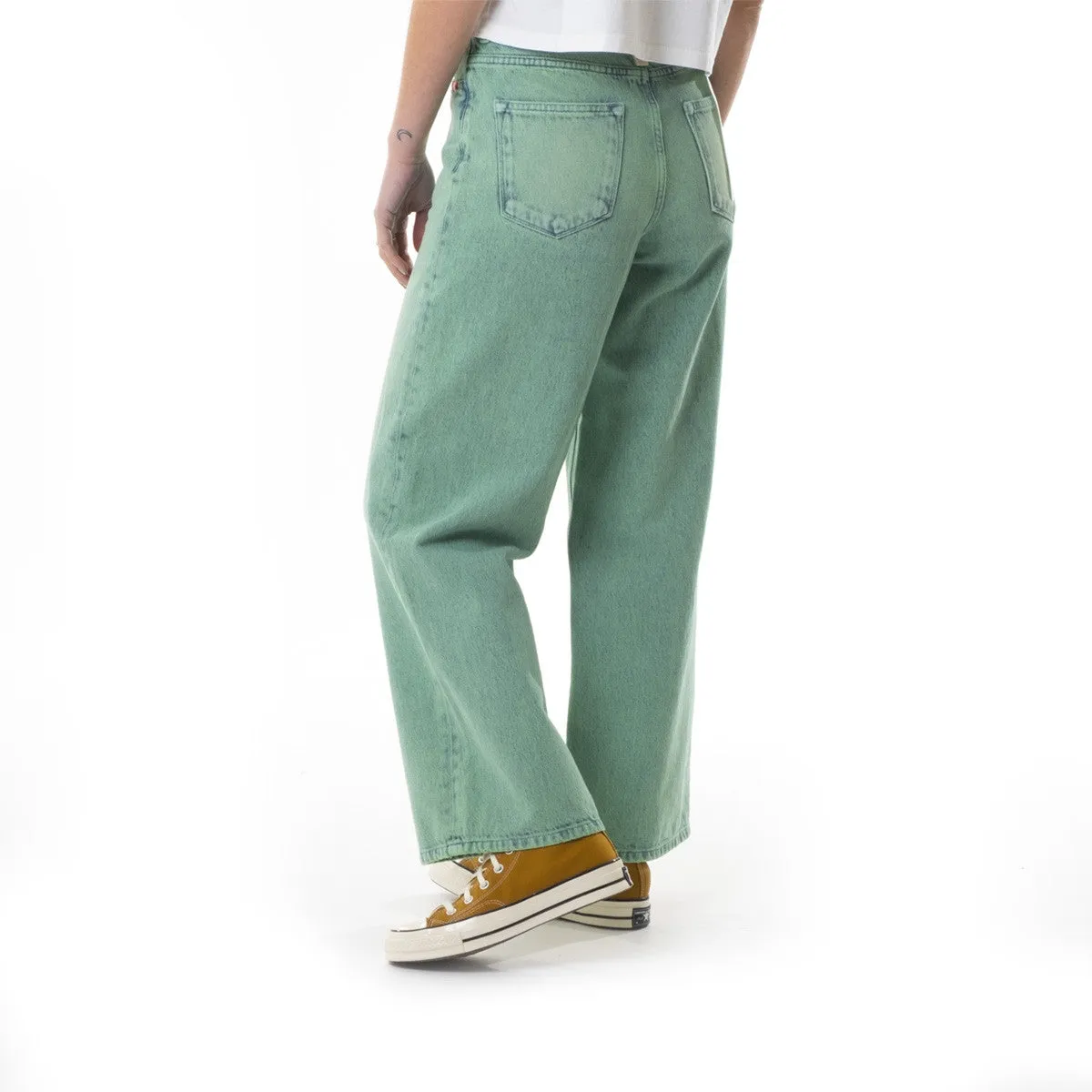 AMISH LINDA OVERDYE MENTA JEANS MADE IN ITALY