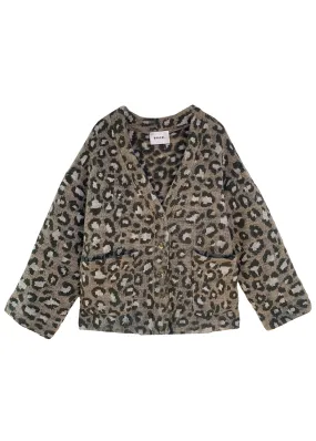 Avril Sweater-Tan Army spots Leopard