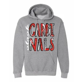 Clack Cardinals - Splatter Hoodie