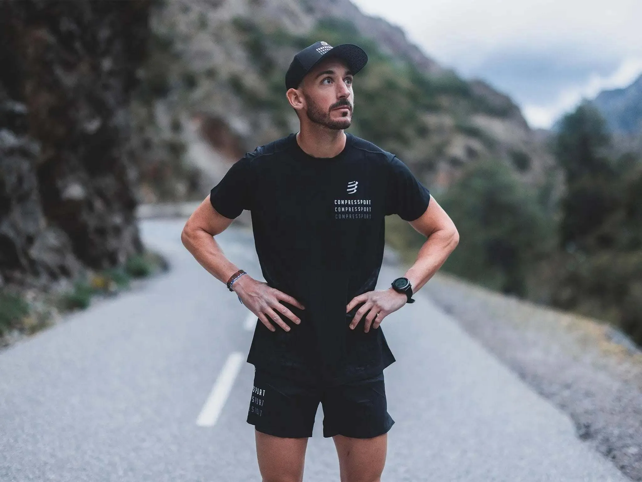 Compressport | Performance SS T-shirt | Black Edition | Heren