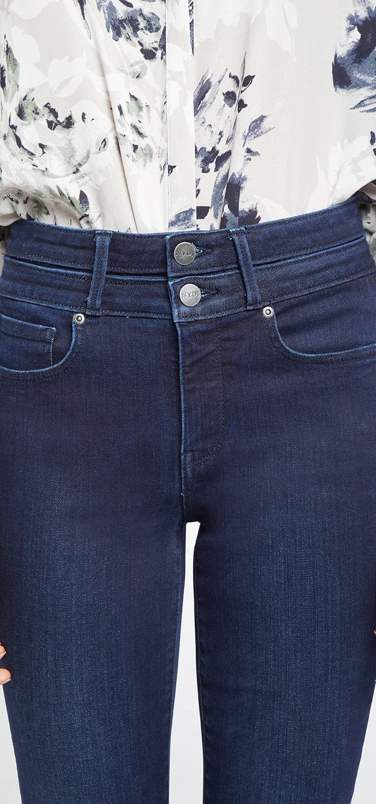 High Rise Ava Daring Flare Jeans Donkerblauw Premium Denim | Underground