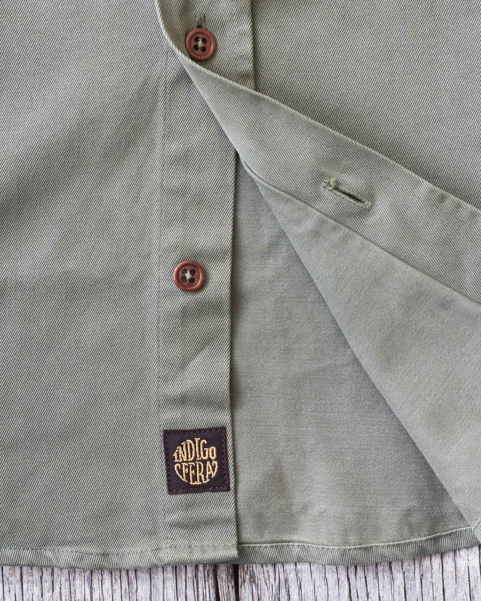 Indigofera Alamo Shirt MASH Green