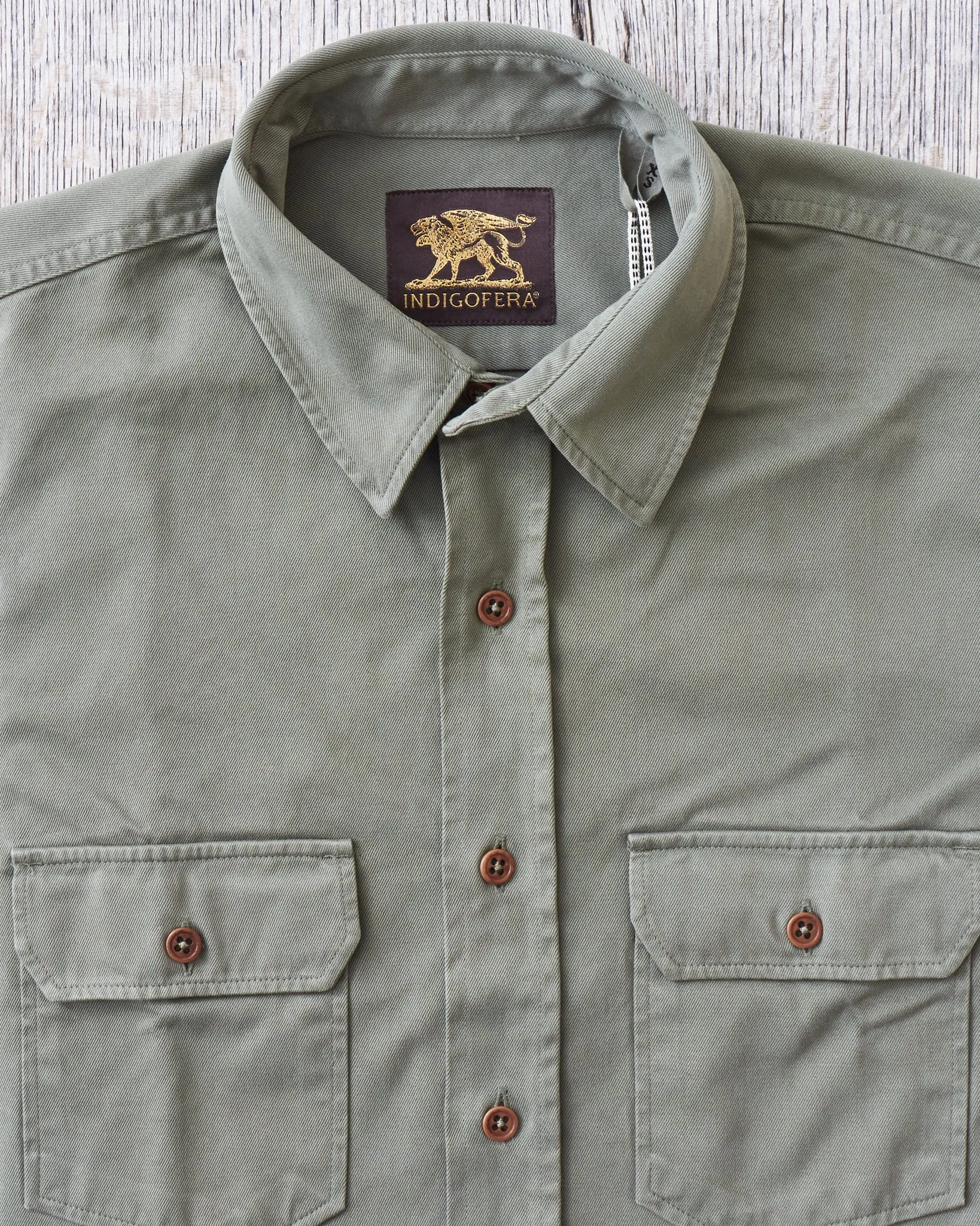 Indigofera Alamo Shirt MASH Green