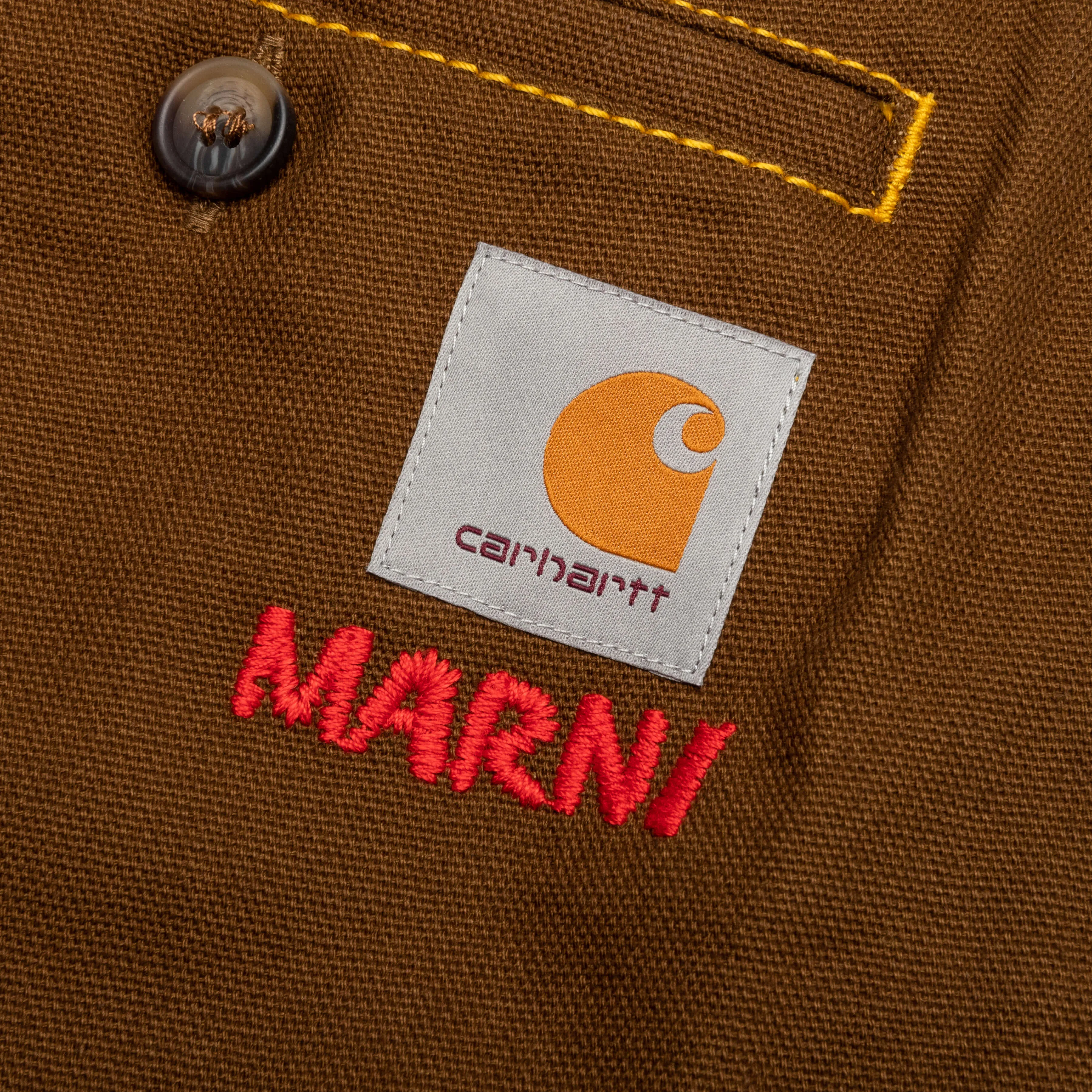 Marni x Carhartt WIP Color-Block Pant - Tobacco