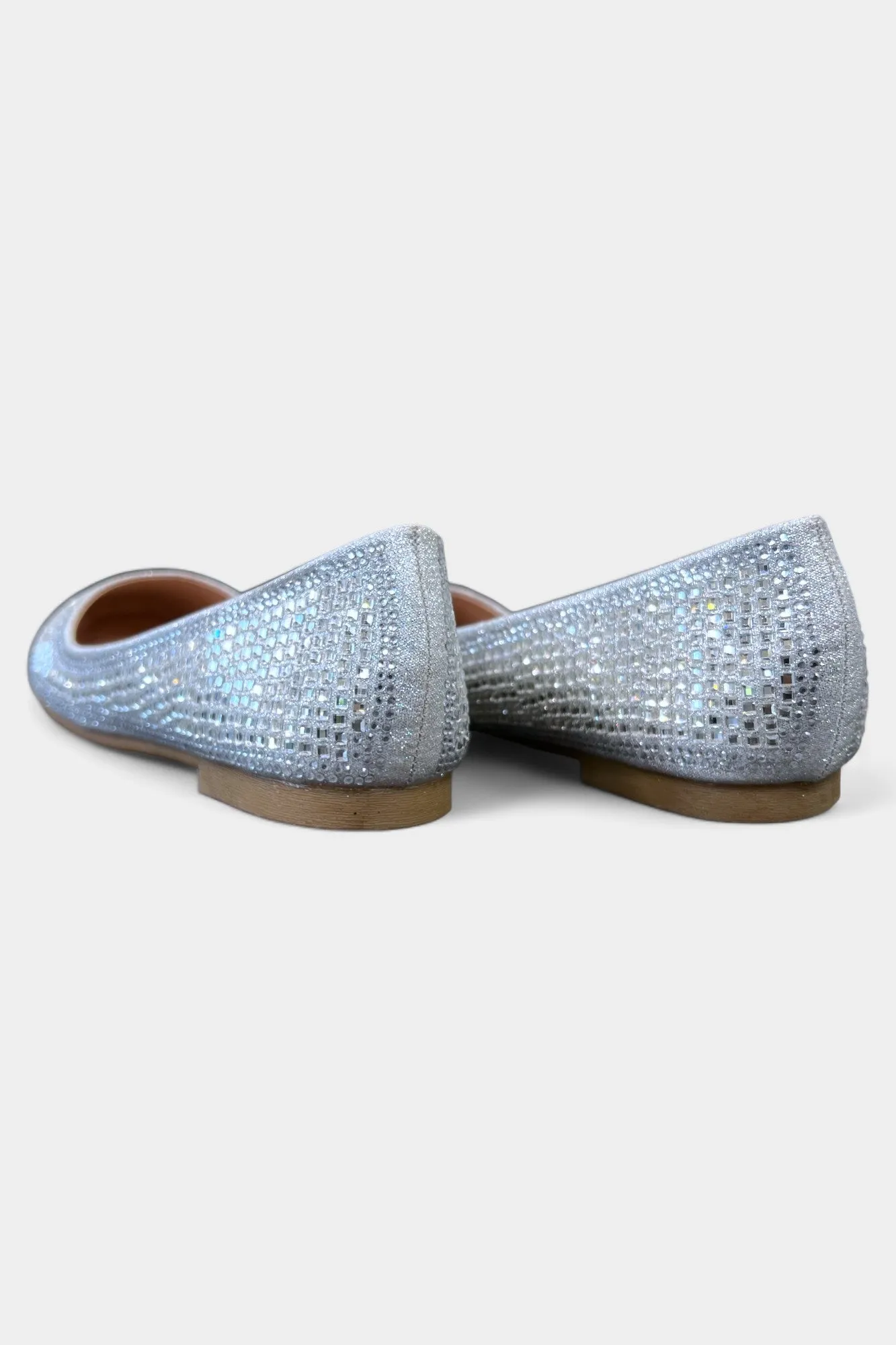 Silver Sparkle Sienna Flats