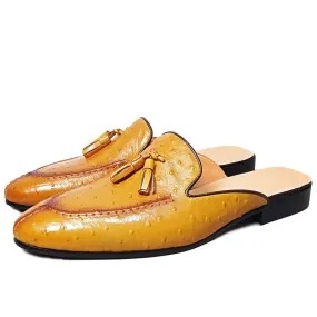 Split Toe Tassels Men's Mules